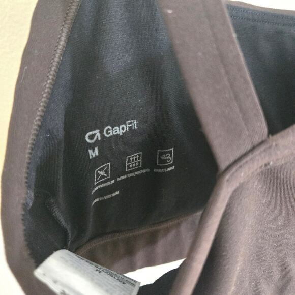 Gap Brown Square Neck Sports Bra Size M - Picture 3 of 6